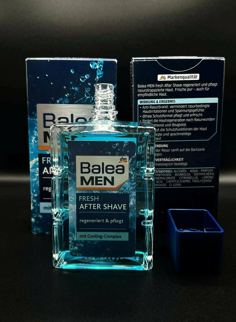 Balea MEN fresh after shave Лосьон после бритья с пантенолом и бисабололом, 100 мл 