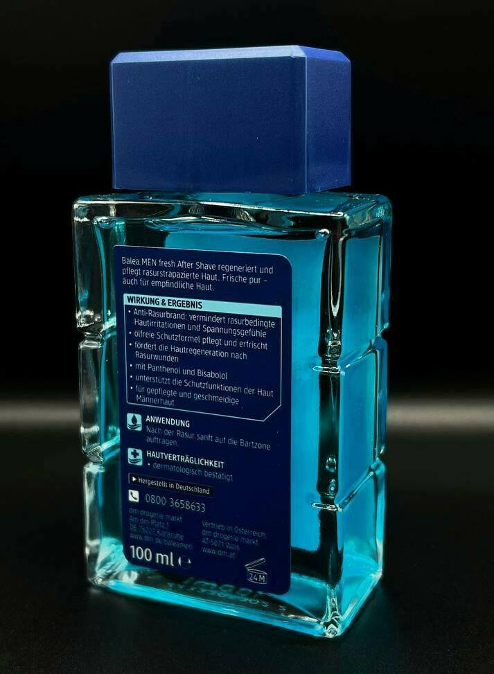Balea MEN fresh after shave Лосьон после бритья с пантенолом и бисабололом, 100 мл 